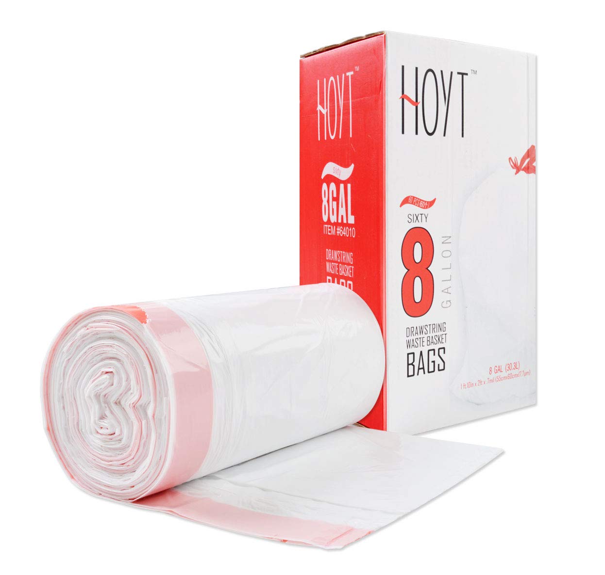 Trash Bags, HOYT Garbage Bags Rubbish Bags with Portable