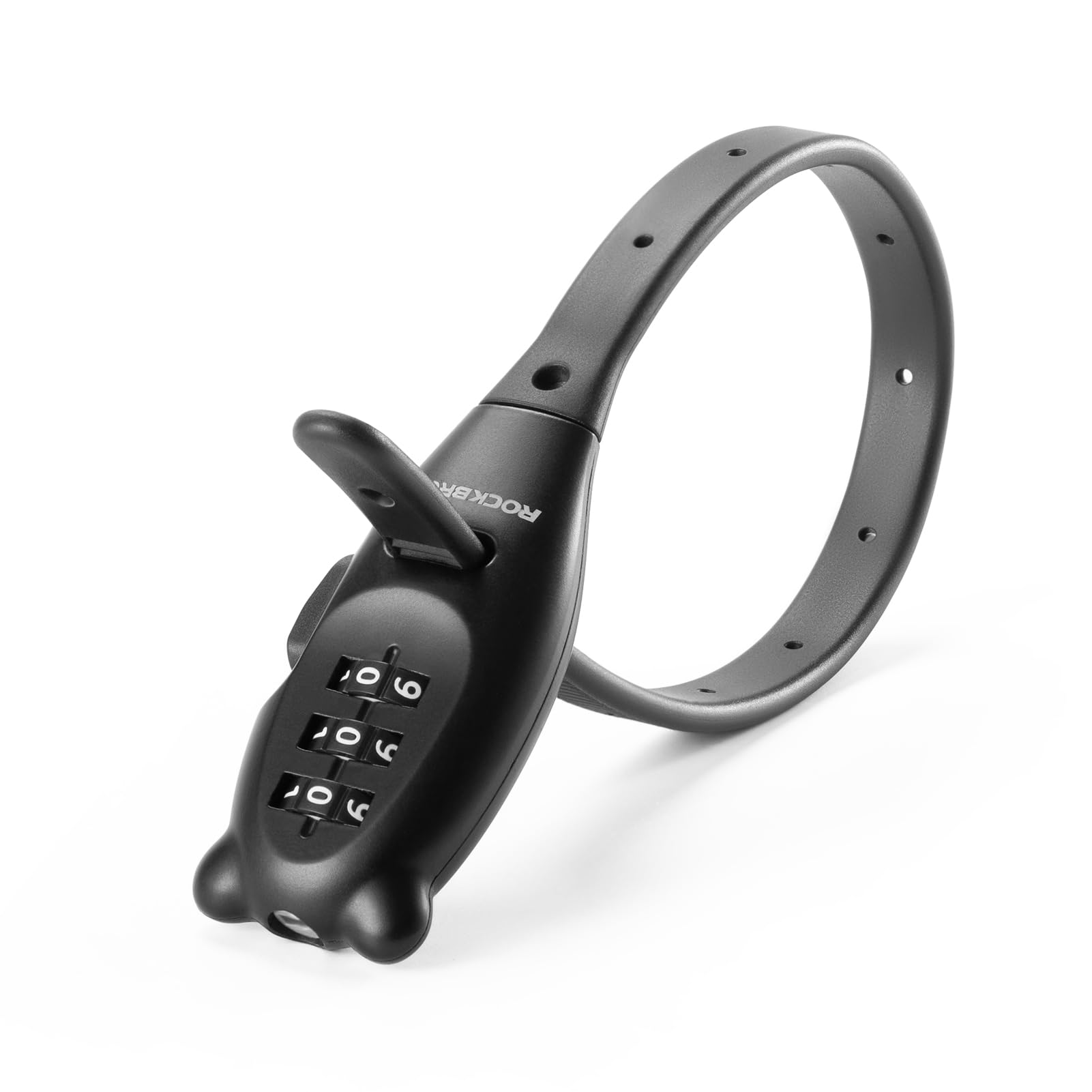 Photo 1 of ROCKBROS Zip Tie Bike Lock Combination Small Cable Lock Lightweight Refrigerator Cabinet Locks with Combination Adjustable Helmet Bike Lock