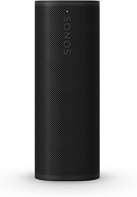 Sonos roam 2 alto-falante sem fio portátil e ultracompacto - à prova d'água - 10 horas de autonomia - preto