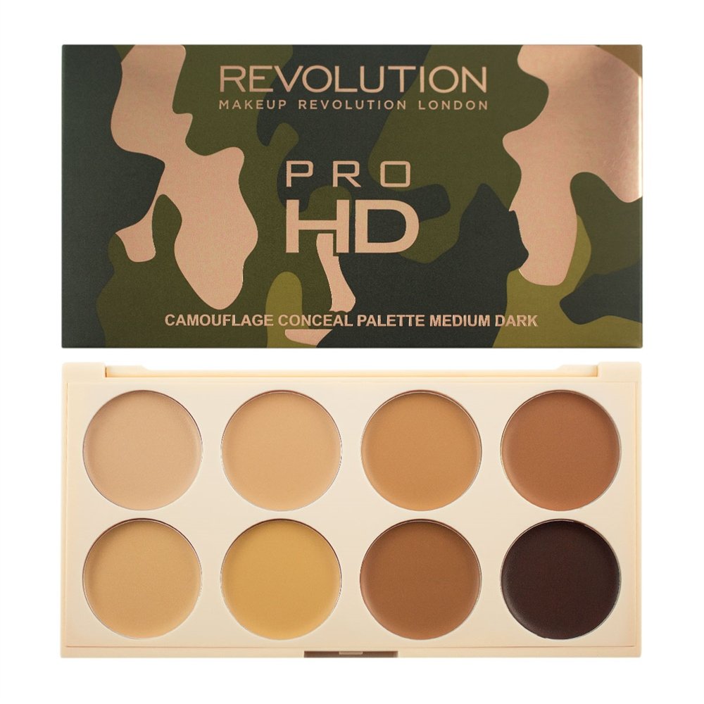 Revolution Ultra Pro HD Camouflage Palette of Correctors - Medium Dark