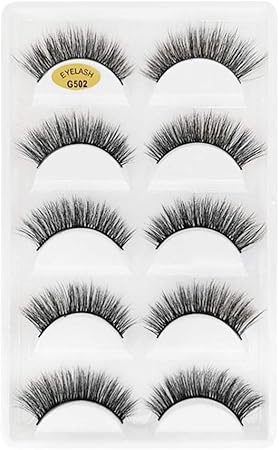 Amazon フェイクミンクまつげ マグネティックまつげ フェイクミンクまつげ 5ペアまつげ手作りナチュラルメイク3dミンクつけまつげ G502 つけまつげ マグネット Yosunlunl つけまつげ 通販