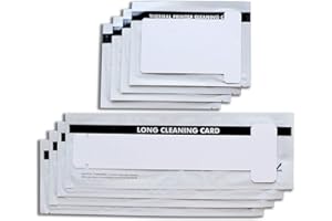Ci Kyan Cleaning Kits for P110i, P110m and P120i Card Printer,Pack of 4 pcs Engine Cleaning Cards and 4 pcs Long T Feeder Cleaning Cards CK-105912-912