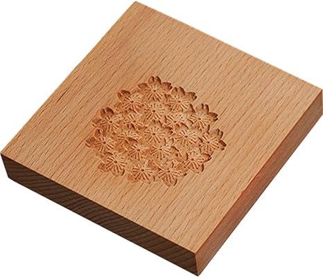 Amazon Highawk和菓子 製菓 木製板 練りきり型 和菓子用器具 製菓用品 手作り 生菓子 菓子型 木型 木彫板 練り切り 道具 和菓子道具 桜m 10 10cm 和菓子用器具 オンライン通販