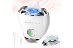 VBXBKC Electric Nail Clipper,3 Speeds Electric Automatic Nail Clipper with LCD Digital Display,Safety Electric Trimmer for Baby Seniors and Adult