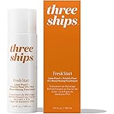 Three Ships - Fresh Start Lime Pearl + Prickly Pear 5% PHA Resurfacing Treatment | Exfoliate, Smooth, Hydrate Skin | Cruelty-Free, Vegan, Paraben-Free, Sensitive Skin Safe (3.4 oz | 100 mL)