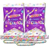 Smarties Candy Necklace - Pack of 2 - Individually Wrapped Fruit Flavored Hard Candies on Stretch String - 4 Necklaces Per Bag - 2.9 oz. Bags