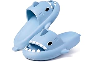 Gaatpot Womens Mens Shark Slides Cloud Slippers Summer Open Toe Slide Sandals with Cushioned Thick Sole