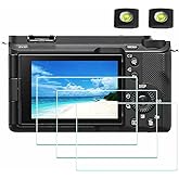 Screen Protector for Sony Alpha A6700 6700 ZV-E10 II ZVE10 II/ZV-E1 ZVE1 Camera & Hot Shoe Cover,ULBTER 0.3mm 9H Hardness Tem