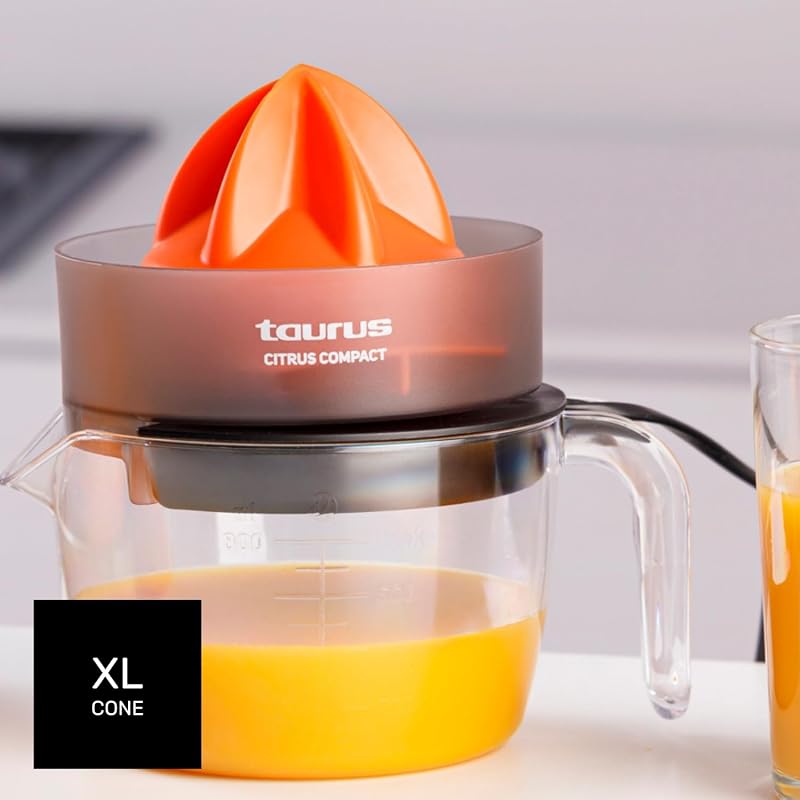 - Citrus Compact Exprimidor Eléctrico, 800 ml, Doble Giro, BPA Free
