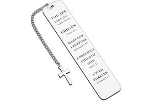 ARKUKU Inspirational Christian Bookmark Gifts for Women Men Bible Verse Bookmark for Girls Daughter Book Lovers Graduation Birthday Christmas for Female Male Him Her Religious Church Bulk Gifts