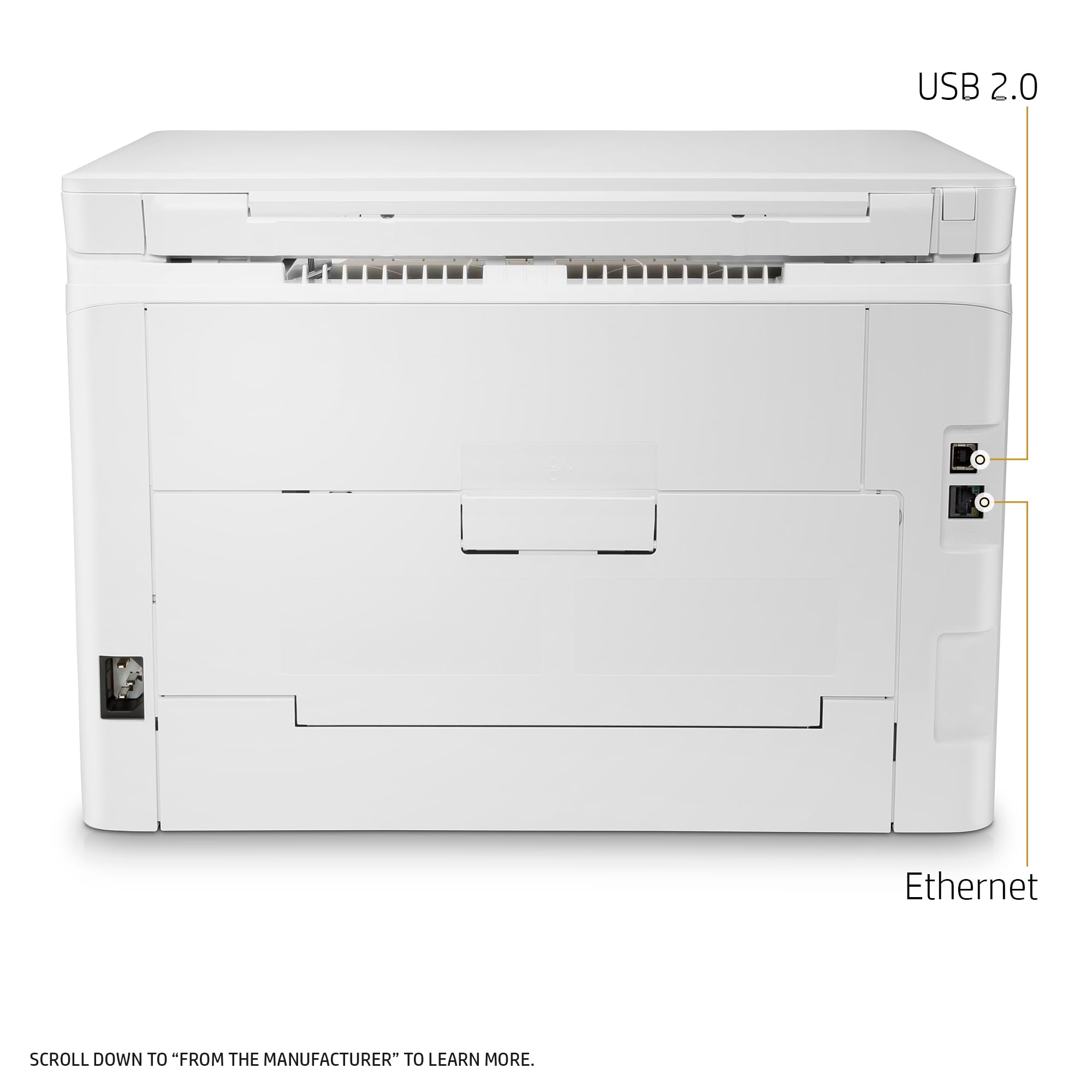 HP Color Laserjet Pro M180nw All-in-One Wireless Color Laser Printer, Mobile Printing & Built-in Ethernet, Works with Alexa (T6B74A)