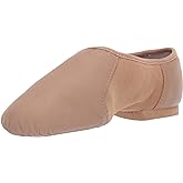 Bloch Girl's Neo-Flex Slip On Jazz Shoe, Tan, 12 N(Narrow) US Little Kid