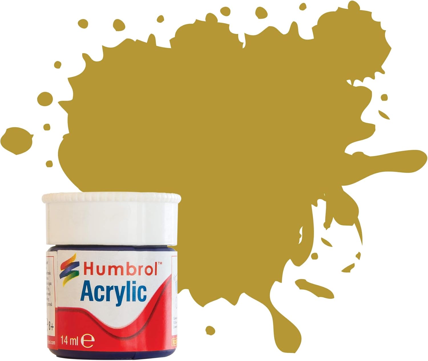 Humbrol AB0083 14 ml Acrylic Paint No. 83 Ochre Matt Amazon.co.uk