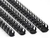 Rayson 21 Ring Binding Combs 12 14 16 18 mm A4 Black Pack 80