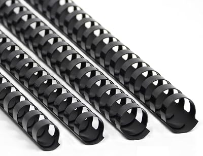 Rayson 21 Ring Binding Combs 12 14 16 18 mm A4 Black Pack 80