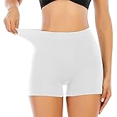 Womens Slip Shorts for Under Dress Seamless Shapewear Boyshorts Tummy Control Panties Shaping Shorts