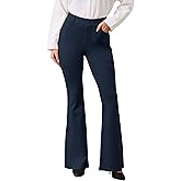 VIMPEP Women’s Classic Yoga Dress Pants High Rise Flare Soft Feeling Pull On Work Yoga Pants for Business Office Work 2102