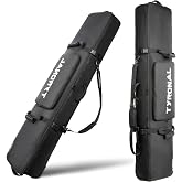 TYRONAL Snowboard Bag with Wheels for Air Travel | 600D Water-Resistant Fabric,Padded Snowboard Bag for Snowboard and Snowboard Boots,Available Length in 160cm and 170cm.
