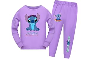 LQBNZQZ Girls Cartoon Pant Set Little Kids Graphic Tee Shirt 2PCS Long Sleeve Outfit Lounge Sets Cute Gifts