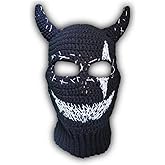 ROYALEAD Knitted Full Face Ski Mask Winter Balaclava Face Cover for Outdoor Sports Halloween Novelty Knitting