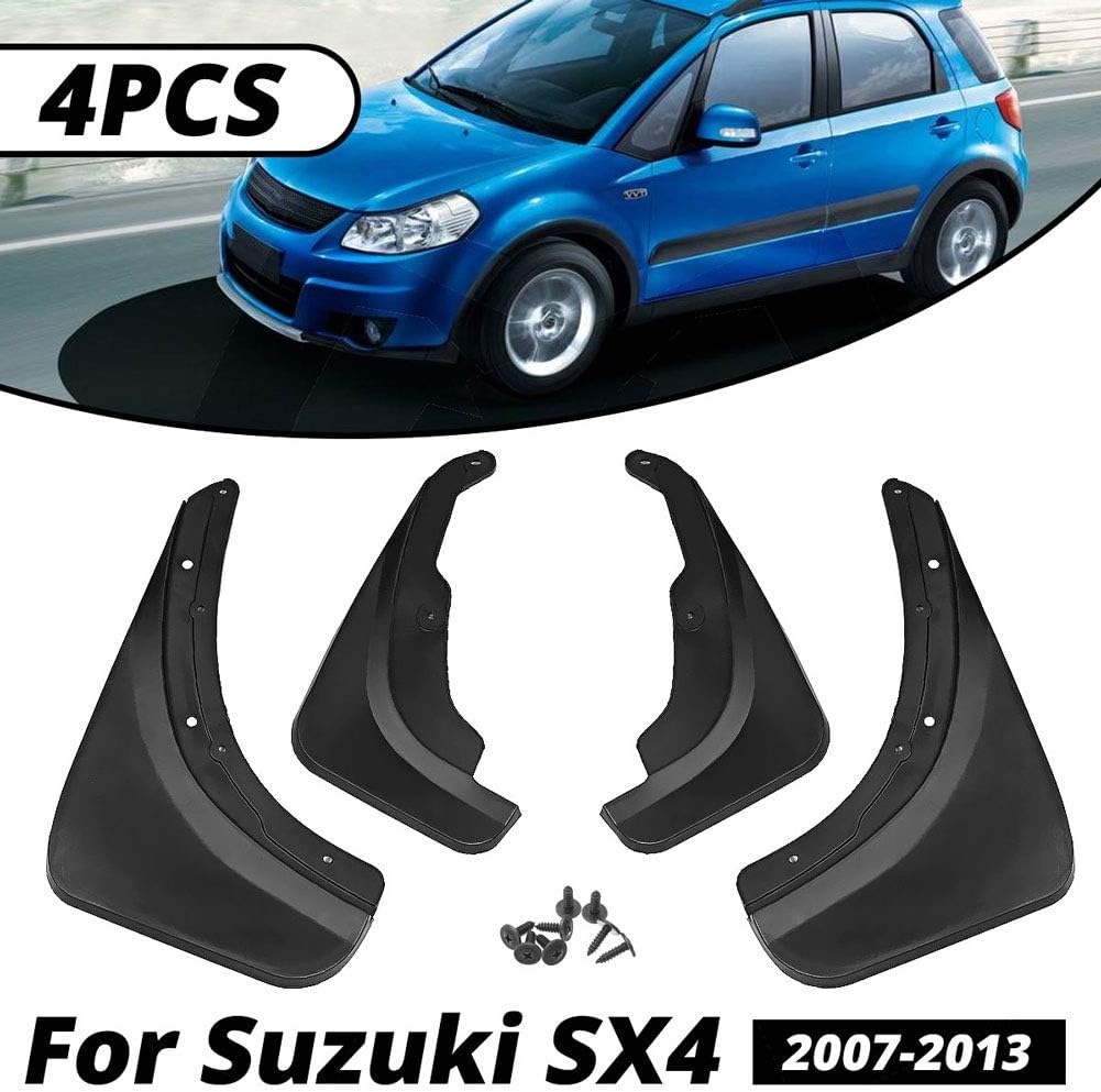 barture Car Mud Flaps For Suzuki SX4 Hatchback 2007 2008 2009 2010 2011