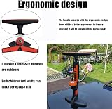 GOBKO Bike Pump Floor Pump with Gauge Presta Schrader 160 PSI High Pressure view 5