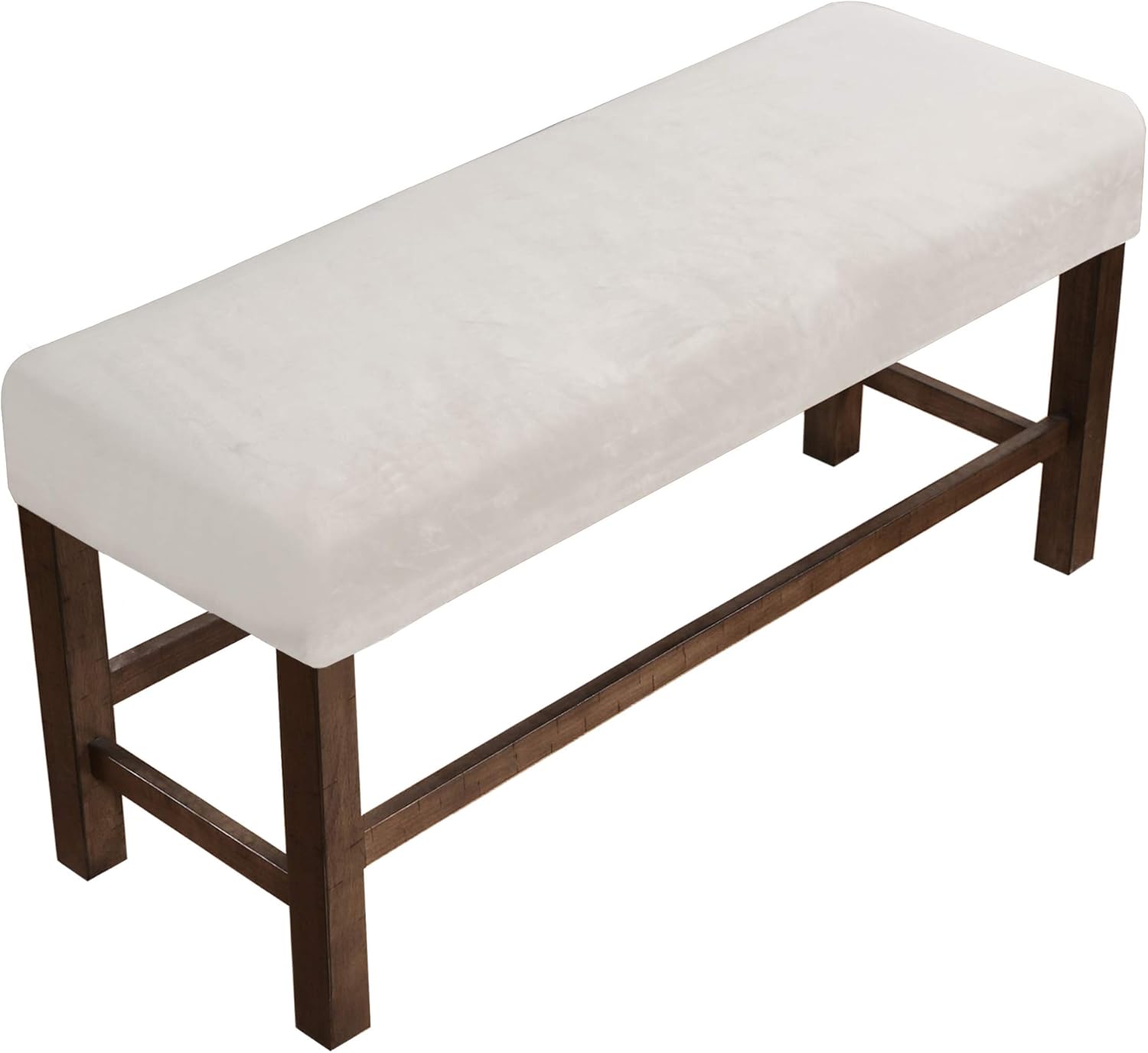 Velvet Spandex Bench Covers for Dining Room Soft Thick