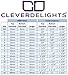 6 Pack - CleverDelights Solid Rubber Stoppers | Size 7 | 37mm x 28mm - 30mm Long - White Lab Plug #7