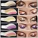 Eye Tattoo Stickers Doinshop Instant Eye Shadow Temporary Makeup 6 Pair (Random Color)