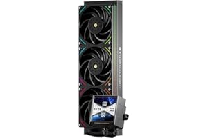 Thermalright Peerless Vision 360 UB ARGB Black CPU Water Cooler,3 PWM Fans-Inline,IPS LCD Screen with 480x480 Resolution,for 
