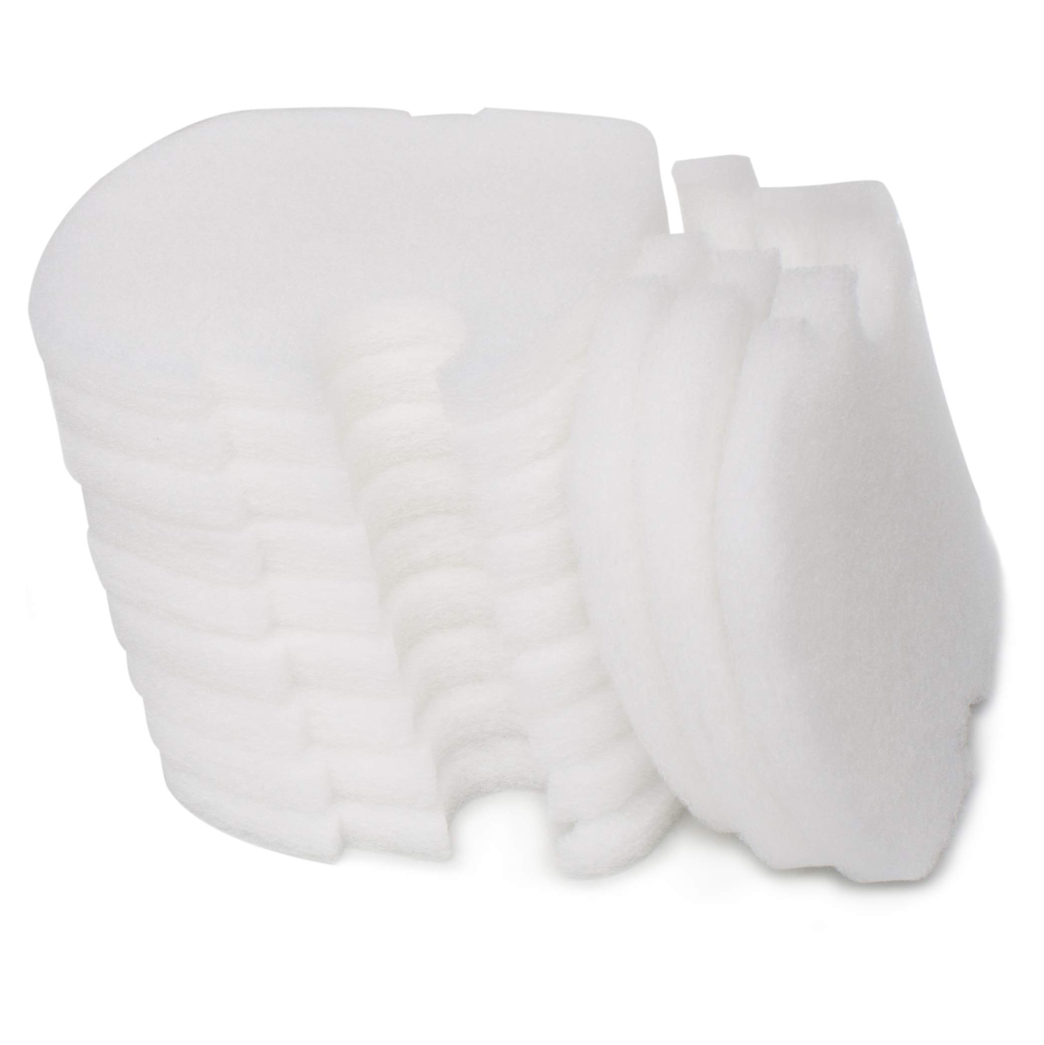 LTWHOME Floss Foam Pads Fit for All Pond Solutions 1400EF, 1400EF+ External Fish Tank Filter (Pack of 12)