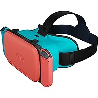Orzly VR Headset Designed for Nintendo Switch & Switch OLED Console with Adjustable Lens for a Virtual Reality Gaming Experie