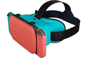 Orzly VR Headset Designed for Nintendo Switch & Switch OLED Console with Adjustable Lens for a Virtual Reality Gaming Experie