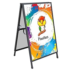 Pionites Heavy Duty Slide-in Folding A Frame Sign