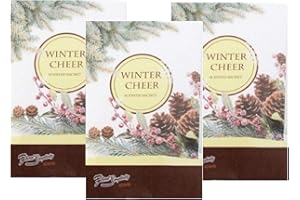 FloralSimplicity Sachets Winter Cheer (Fall and Winter) 3 Pack - Long Lasting, ECO-Friendly Home Fragrance Perfect for Any Space Air Freshener - Scents for Rooms - Made in The USA