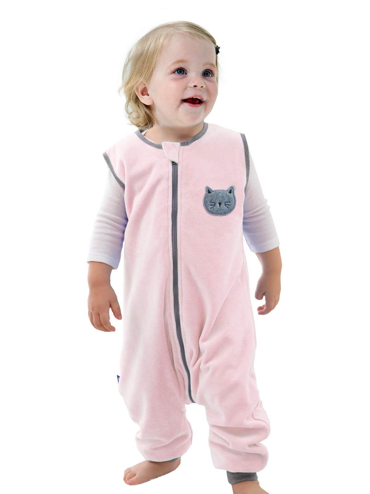 ililmmoe Baby Unisex Sleeping Bag with Feet Pyjamas Infant Walking Cotton Sleepsack Wearable Blankets Tog1.5 CAT/L