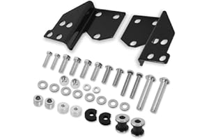 Dakchor Front Docking Hardware Kit for Harley Glide Road King 1997-2008, Backrest Mounting Bracket, Quick Release Luggage Rack Docking Hardware Kit