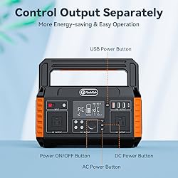 Flashfish 560W Portable Power Station 520Wh, Pure