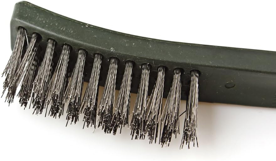 OriGlam 3pcs Mini Wire Brush Set, Rust Paint Metal Cleaner, Cleaning Welding Slag and Rust - Image 4