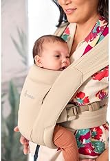 Ergobaby Embrace Soft Air Mesh Baby Carrier Cream Birth to 11.3 kg view 6