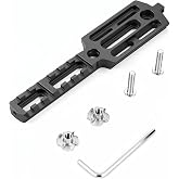 XAMOREST APQ-160 Picatinny &amp; Arca Double-Use Rail Mount Plate, Hunting Tripod Accessories for Triditonal Wooden Handguard/Nylon/Composite Materials Stock or Other Customized Rifle