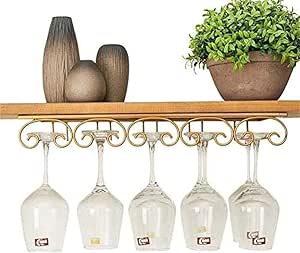 Wall-mounted Montado en la Pared de Cristal del Vino Estante botellero