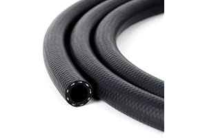 CHOIMOON 5/8 Fuel Fuel Injection Hose Line Push Lock NBR Rubber SAE 30R7 10ft 300psi For Fuel Systems, Oil Cooling, Fuel Injection, Transmission Cooling Line, Coolant, Power Steering