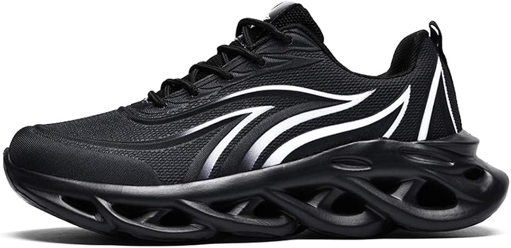 Amazon Borevic ランニングシューズ スニーカー スポーツシューズ 運動靴 メンズ ジム シューズ ウォーキング カジュアル アウトドア 通学 ジョギング トレーニング 厚底 軽量 通気性 クッション性 滑り止め ランニング