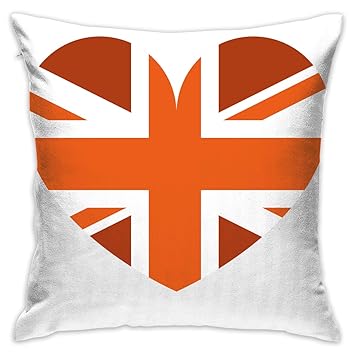 Amazon Com Orange Uk 16 X 16 Square Throw Pillow Inserts With
