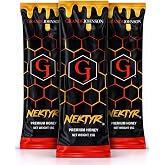 Grande Johnson - Nektyr - Organic Premium Natural Pure Honey with Jelly Bee Pollen - 15g (Pack of 3)