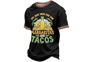 Men Cinco De Mayo T-Shirts Mexican Festive Party Graphic Tee Tops Short Sleeve Crewneck Print Tee Shirts Summer Casual