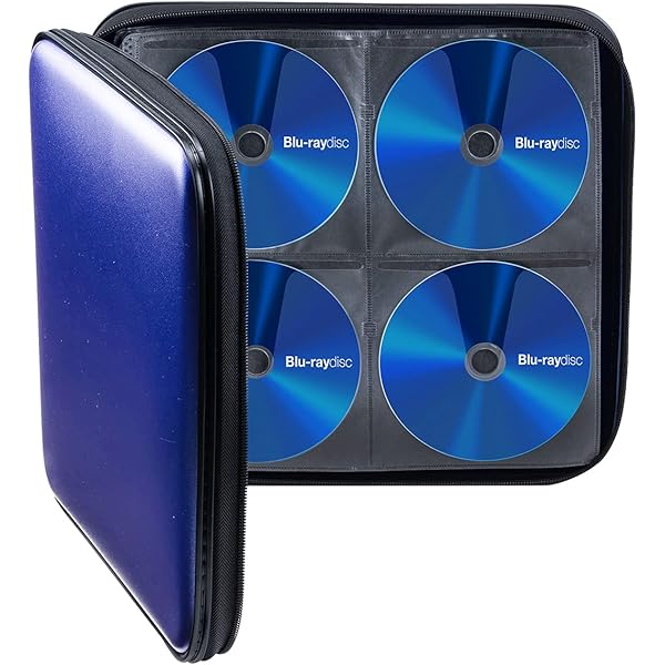 Amazon.com : SANWA 208 Capacity CD Case, Zippered DVD Storage