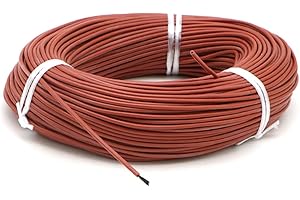 LKXHarleya 65-Feet 220V Floor Heating Cable 12K Carbon Fiber Heating Wire Electric Radiant for Warm Floor Green House