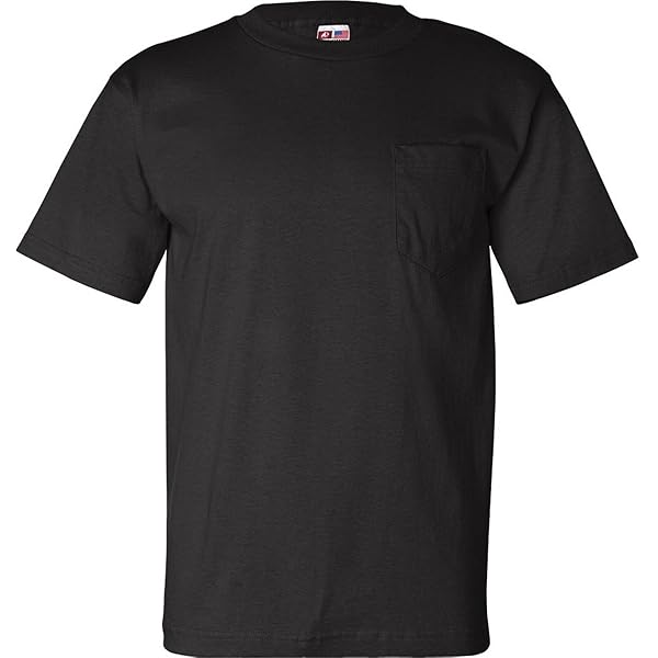 Bayside Heavyweight Cotton T-Shirt - Made In USA, Pre-Shrunk, Classic Fit, Charcoal 3XL